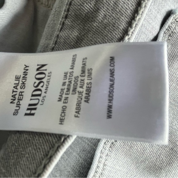 Gray Hudson Jeans Natalie Super Skinny - Picture 6 of 6